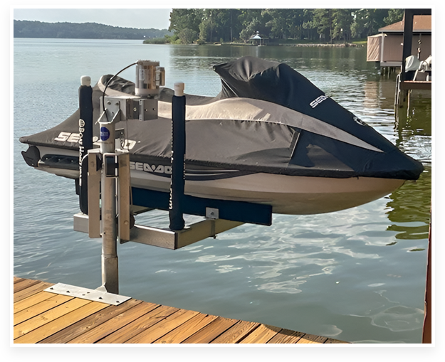 360 Degrees Dock-Mounted PWC Lift